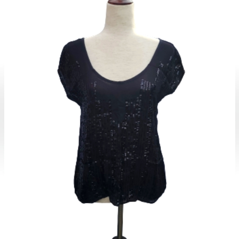 A.N.A Sequins Top